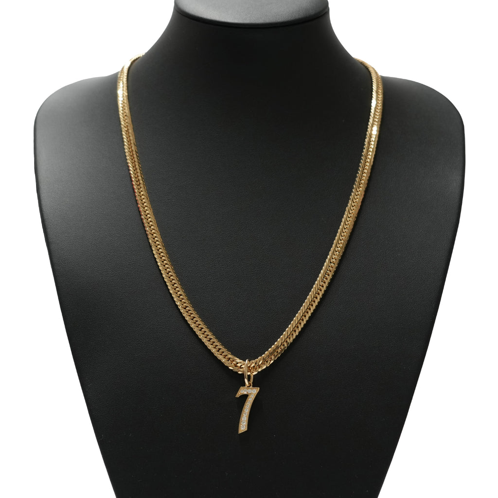 18k 宝石ペンダントトップ 枠のみ ペンダントトップ K18 ダイヤモンド付 (Type-No.7)