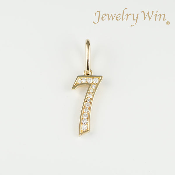 ペンダントトップ K18 ダイヤ付 (Type-No.7)