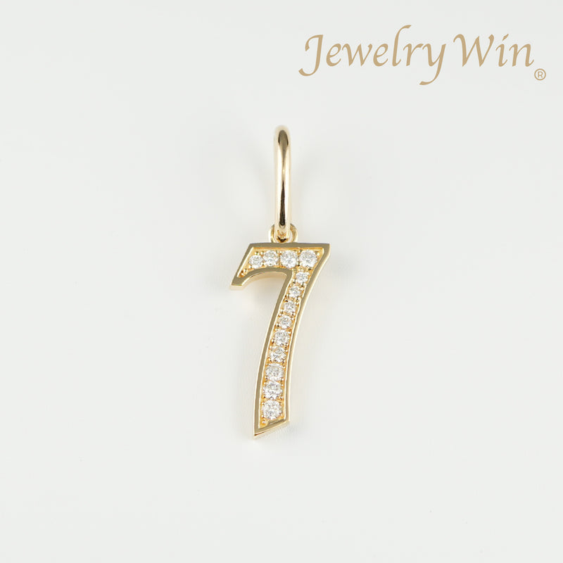 ペンダントトップ K18 ダイヤ付 (Type-No.7)