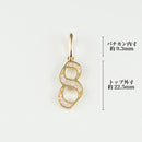 ペンダントトップ K18 ダイヤモンド付 (Type-No.8)