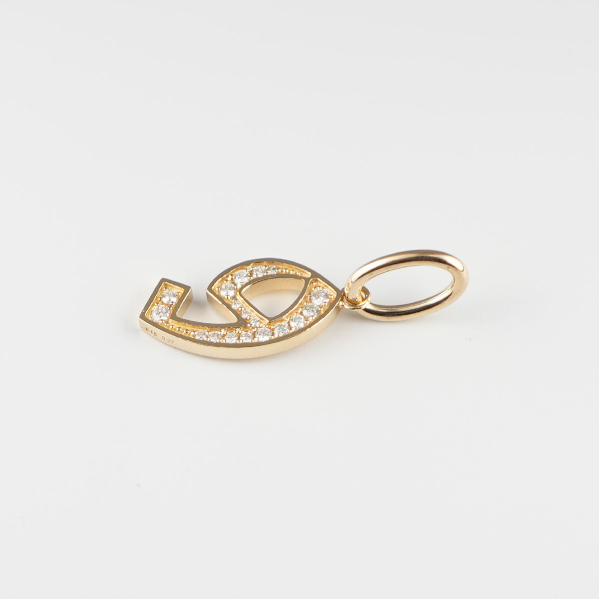 ペンダントトップ K18 ダイヤモンド付 (Type-No.9)