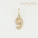 ペンダントトップ K18 ダイヤモンド付 (Type-No.9)