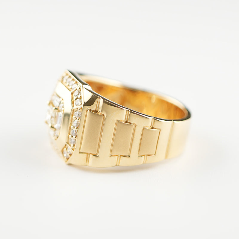 リング K18 ダイヤモンド付 (Type-OC-B)