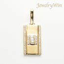 ペンダントトップ K18 ダイヤ付 (Type-OM)