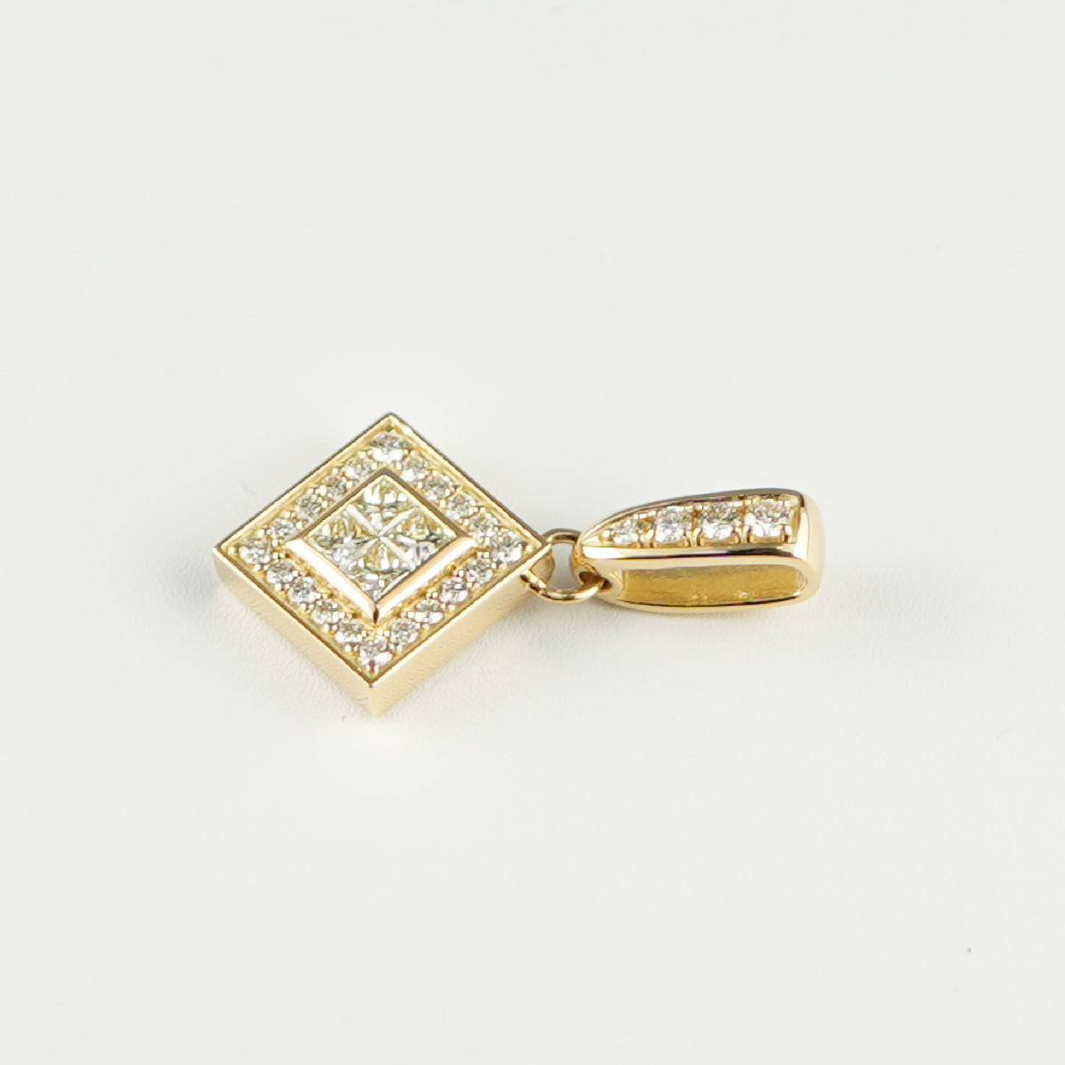 k18 ペンダントトップ　ガラス付き　喜平　即日発送可 コイン エンジェル 純金 1/25oz k24 24金 24k 18金枠 18k k18