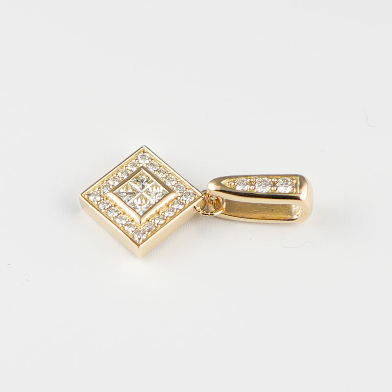 ペンダントトップ K18 ダイヤ付 (Type-PR)