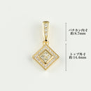 ペンダントトップ K18 ダイヤ付 (Type-PR)