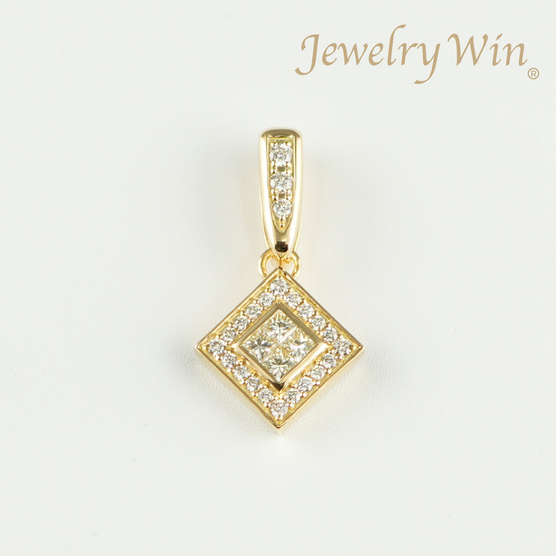 ペンダントトップ K18 ダイヤ付 (Type-PR)