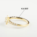 リング K18 ダイヤ付 (Type-SF)