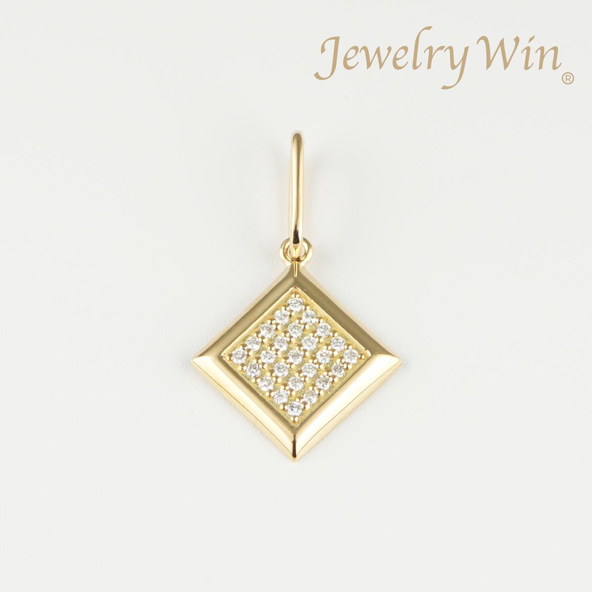 ペンダントトップ K18 ダイヤモンド付 (Type-SQ)