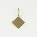 ペンダントトップ K18 ダイヤ付 (Type-SQ)