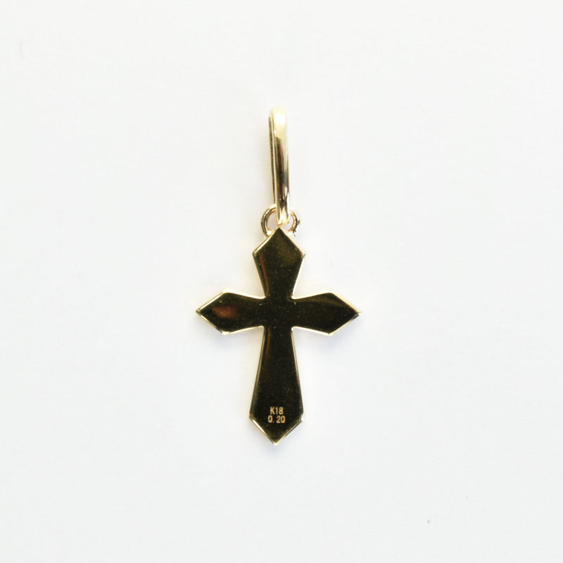 Xデザイン K18 0 30ct ネックレストップ テーパーカット