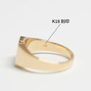 リング 印台 K18 小