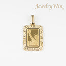 ペンダントトップ K24 PAMPリバティインゴット 2g K18 枠付 (Type-RM)