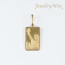 ペンダントトップ K24 PAMPリバティインゴット 2g K18 枠付 (Type-SP)