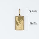 ペンダントトップ K24 PAMPリバティインゴット 2g K18 枠付 (Type-SP)