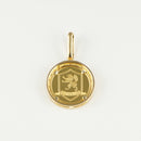 ペンダントトップ K24 クラウン コイン 1/25oz K18 枠付 ダイヤ付 (Type-DM)