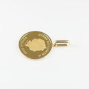 ペンダントトップ K24 ツバルホース コイン 1/2oz K18 枠付 (Type-SP) ※リバーシブルタイプ(エリザベス仕様)