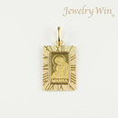 ペンダントトップ K24 マリアインゴット 1g K18 枠付 (Type-RM)