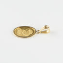 ペンダントトップ K24 マリア コイン 1g K18 枠付 (Type-SP)