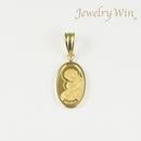ペンダントトップ K24 マリア コイン 1g K18 枠付 (Type-SP)