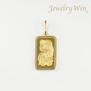 ペンダントトップ K24 フォルトゥナインゴット 20g K18 枠付 (Type-SP) リバーシブルタイプ