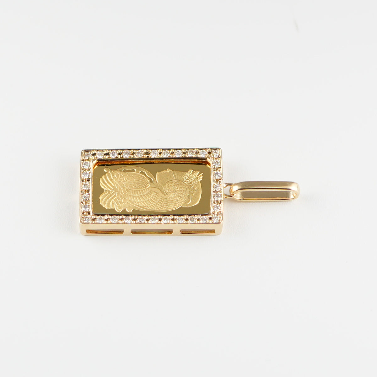 ラッセン　ドルフィン　　ペンダント　トップ　K24 K18 K24YG K18YG イエローゴールド ペンダントトップ イルカ ラッセン