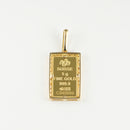 ペンダントトップ K24 フォルトゥナインゴット 5g K18 枠付 ダイヤ付 (Type-DM)