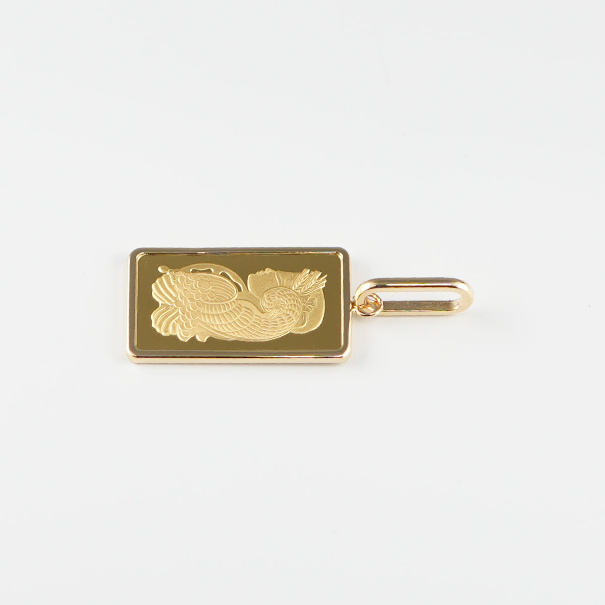 ペンダントトップ K24 フォルトゥナ インゴット 5g K18 枠付 (Type-SP)