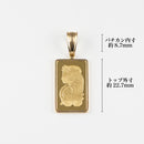 ペンダントトップ K24 フォルトゥナインゴット 5g K18 枠付 (Type-SP) リバーシブルタイプ