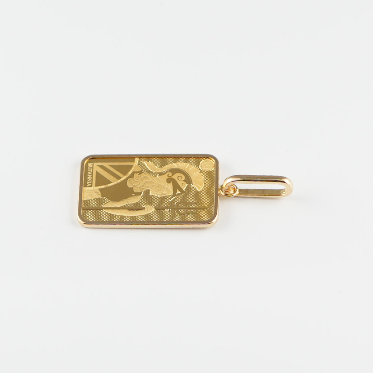 ペンダントトップ K24 ブリタニア インゴット 5g K18 枠付 (Type-SP)