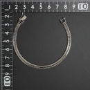 喜平 ブレスレット Pt850 トリプル 12面 10.5g 16cm 造幣局検定マーク(ホールマーク)刻印入り