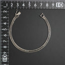 喜平 ブレスレット Pt850 トリプル 12面 11.5g 17cm 造幣局検定マーク(ホールマーク)刻印入り