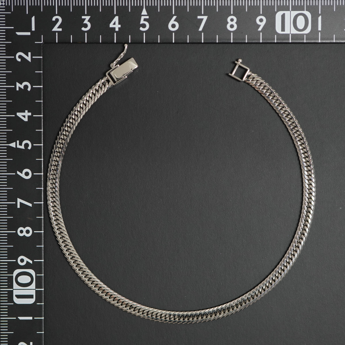 喜平 アンクレット Pt850 トリプル 12面 15.5g 24cm 造幣局検定マーク
