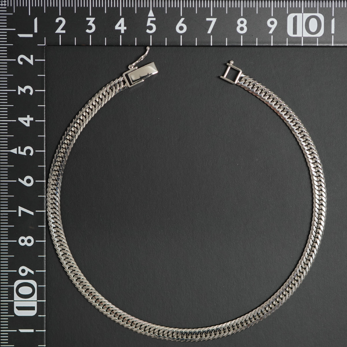 喜平 アンクレット Pt850 トリプル 12面 16g 25cm 造幣局検定マーク