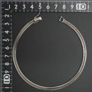 喜平 アンクレット Pt850 トリプル 12面 16g 25cm 造幣局検定マーク(ホールマーク)刻印入り