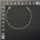 粗目小豆チェーン ブレスレット Pt850 幅3.8mm 1.2φ 16cm