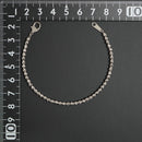 シャンデリアカットボール ブレスレット Pt850 幅3mm 16cm
