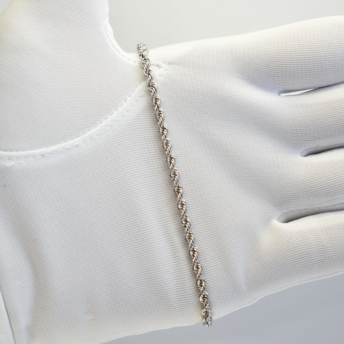 ゆっちゃん。様【新品】Pt850 パイプロープブレスレット幅2.0mm×15cm パイプロープブレスレット Pt850 幅3mm 17cm ロープ チェーン