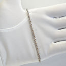 パイプロープ ブレスレット Pt850 幅3mm 20cm