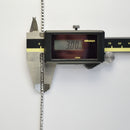 シャンデリアカットボール ネックレス Pt850 幅3mm 45cm