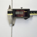 シャンデリアカットボール ネックレス Pt850 幅3mm 55cm