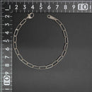 シングルチェーン ブレスレット Pt850 幅4.0mm 0.7角線 18cm