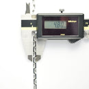 粗目小豆チェーン ネックレス Pt850 幅4.8mm 1.5φ 45cm