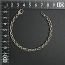 マーヴェラスチェーン ブレスレット Pt850 幅5.0mm 18cm