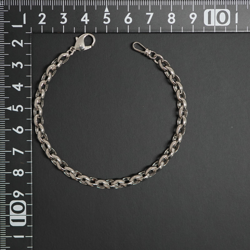マーヴェラスチェーンブレスレット Pt850 幅5.0mm 19cm