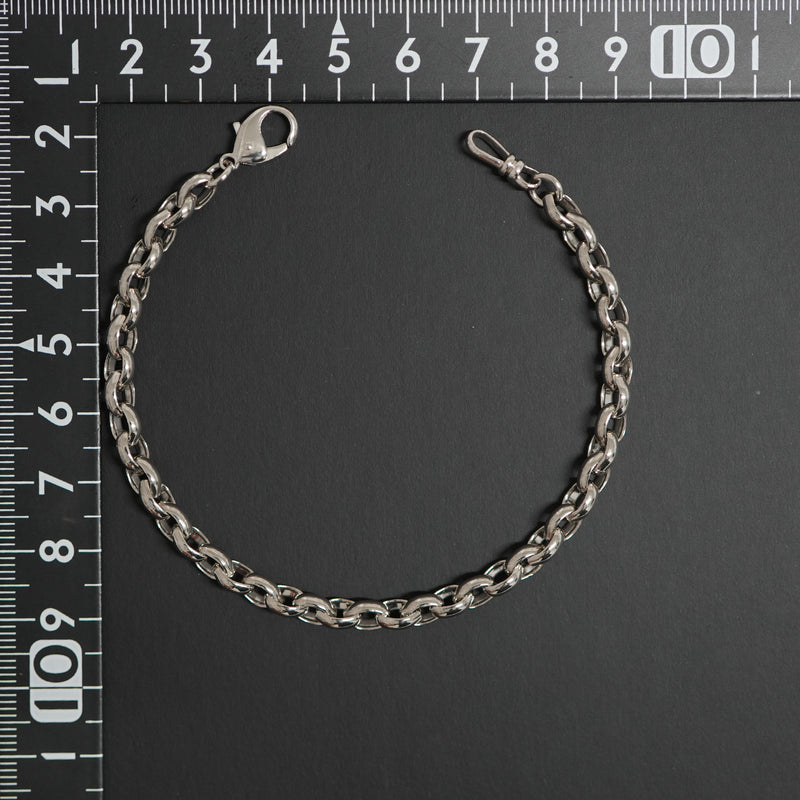 マーヴェラスチェーンブレスレット Pt850 幅5.0mm 20cm