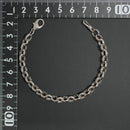 マーヴェラスチェーン ブレスレット Pt850 幅5.8mm 18cm