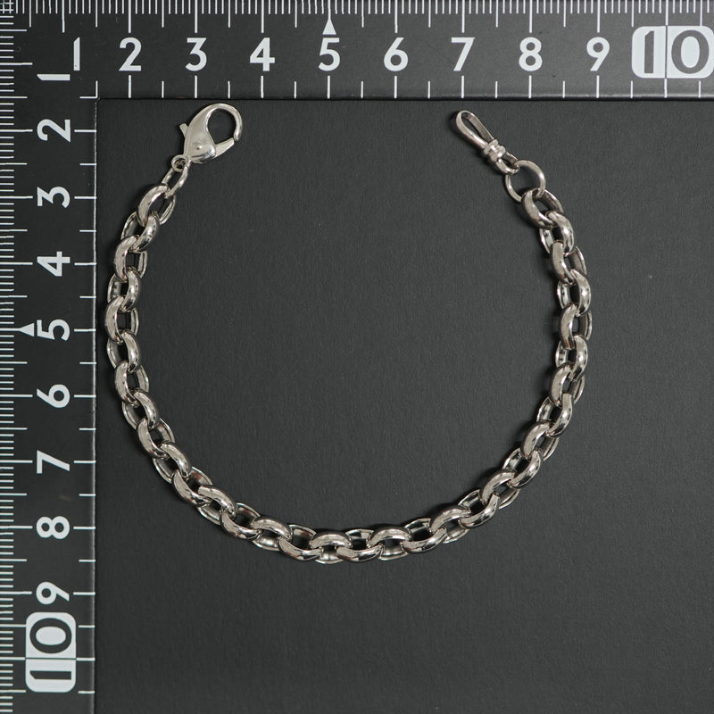 マーヴェラスチェーンブレスレット Pt850 幅5.8mm 18cm