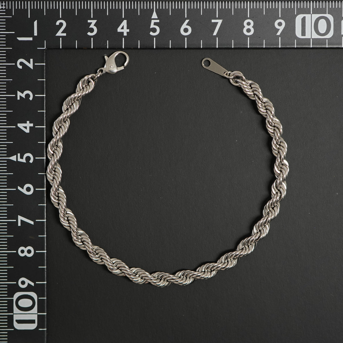 【新品】Pt850 プラチナ パイプロープブレスレット幅2.0mm長さ18cm パイプロープ ブレスレット Pt850 幅5mm 20cm